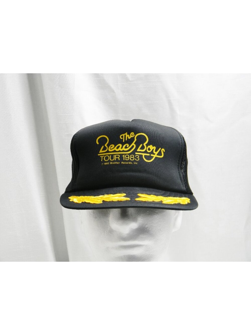 Vintage 1983 The Beach Boys Tour Trucker Hat Scrambled Eggs Captain Cap